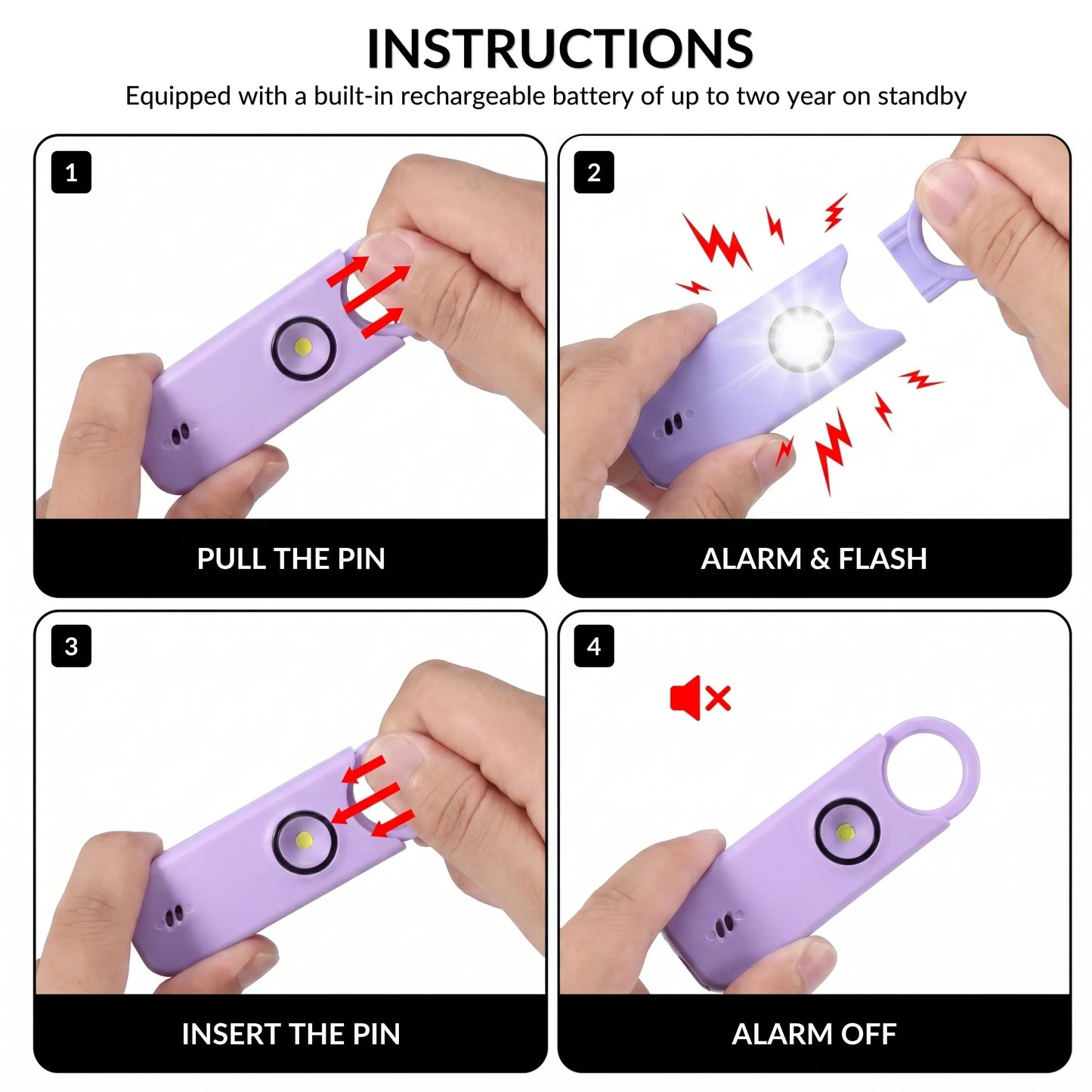 SafePin - The Personal Safety Alarm
