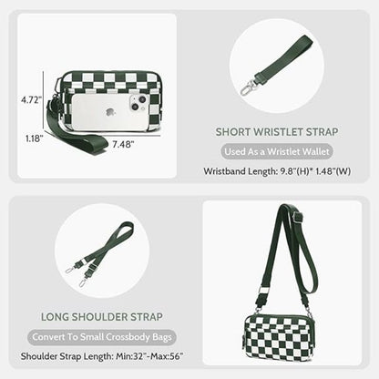 Quilted Wallet (Checkered)