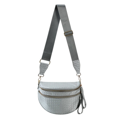 GoFree - Woven Leather Bum Bag